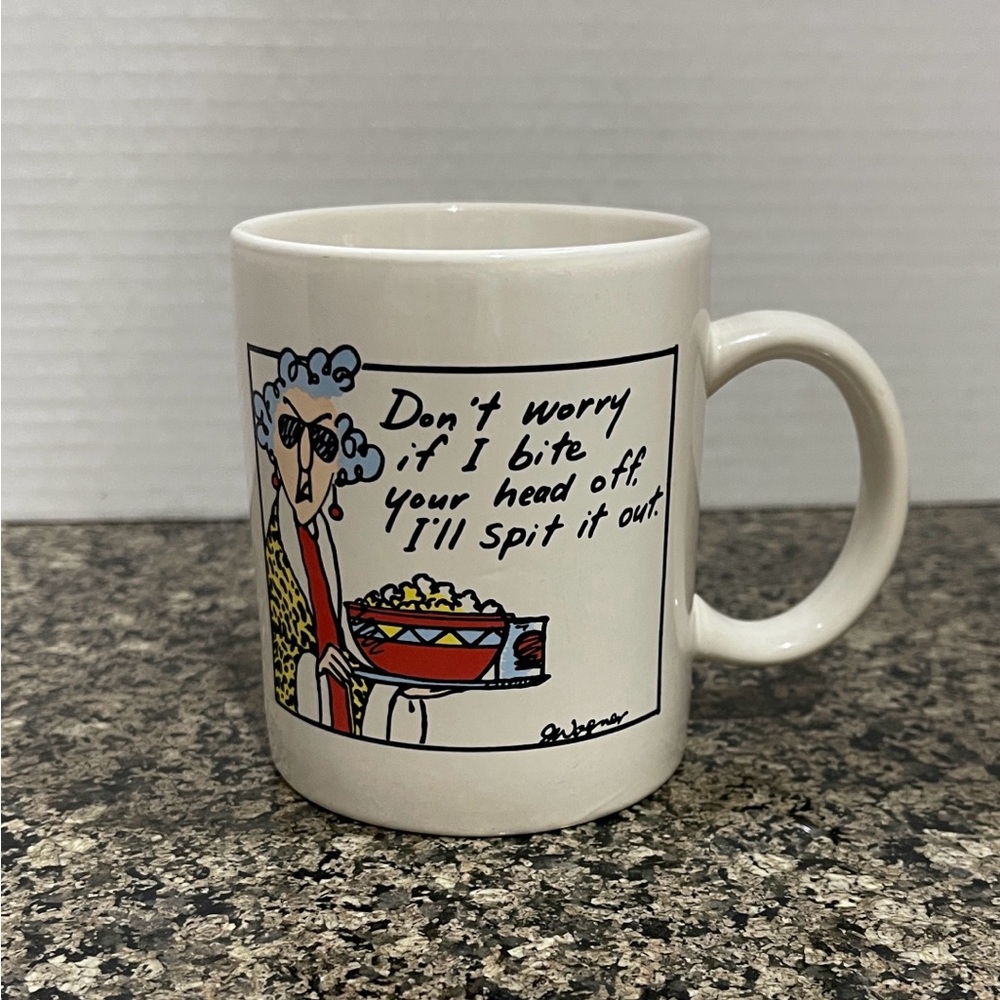 Quirky Cartoon White Mug
